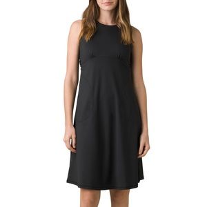 Prana Black Sleeveless A-Line Dress